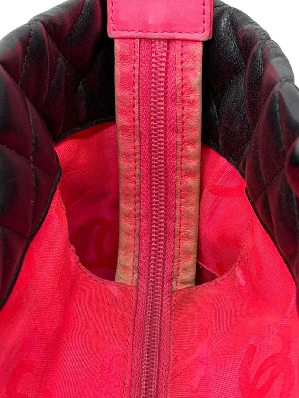 Chanel  Cambon Ligne Large Quilted Calfskin Leather Tote Bag Black